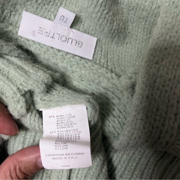 Sandro Mint Cardigan with Embellished Buttons - Picture 9 of 12